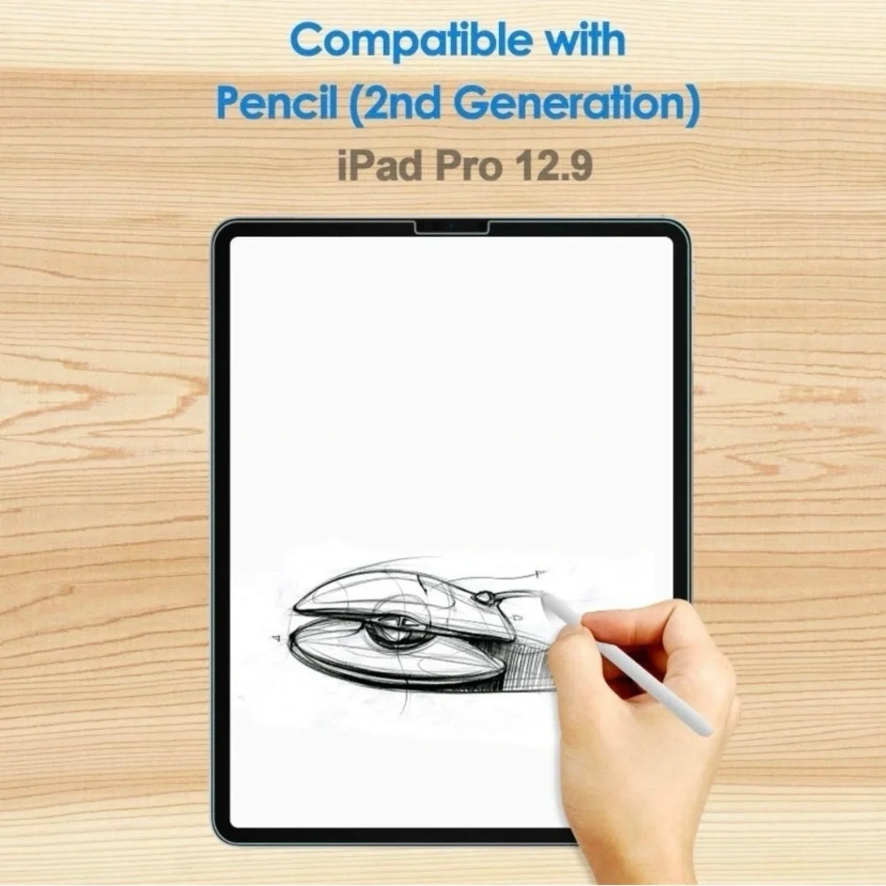 2 Pack Screen Protector for iPad Pro 12.9 Inch